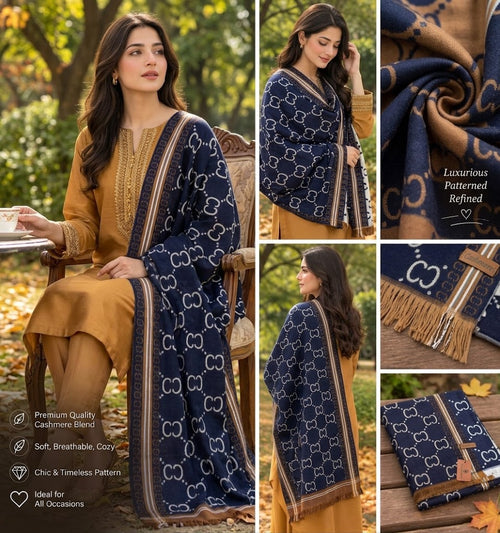 Navy Luxe Interlink